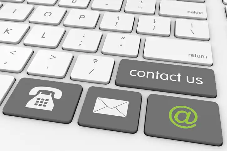 GDN_law_contact_us Close up of keyboard